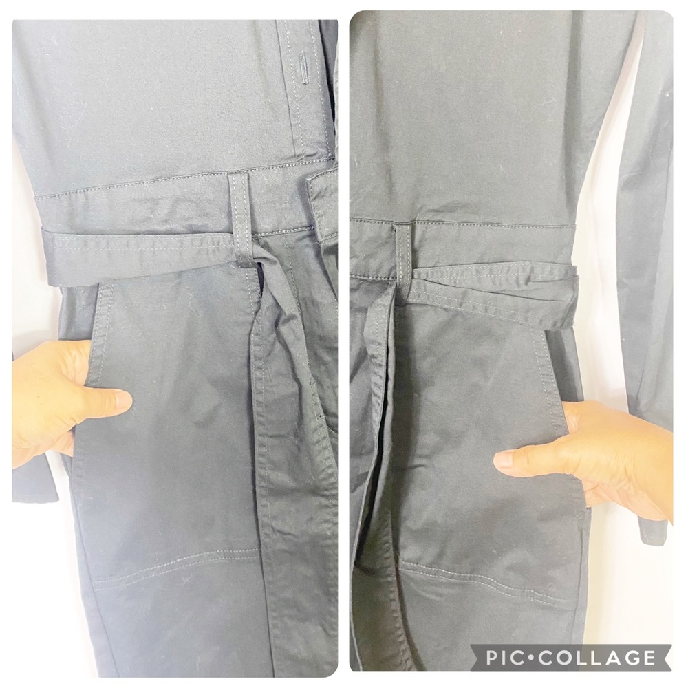 Ralph Lauren Black Belted Jumpsuit  Wardrobe Staple Stylish Cute Work Casual Sz4 - Picture 12 of 13